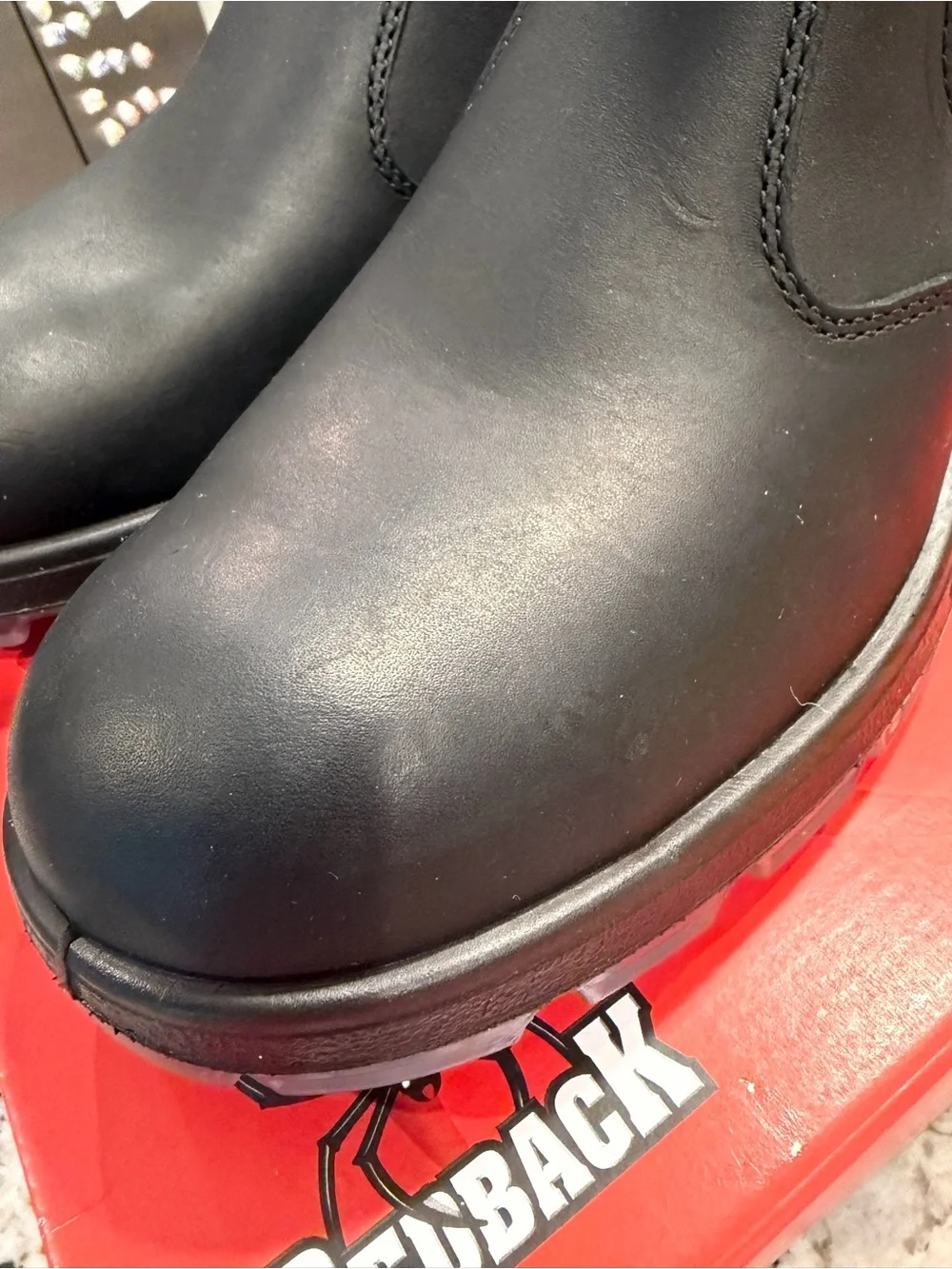 Redback Boots sleek black